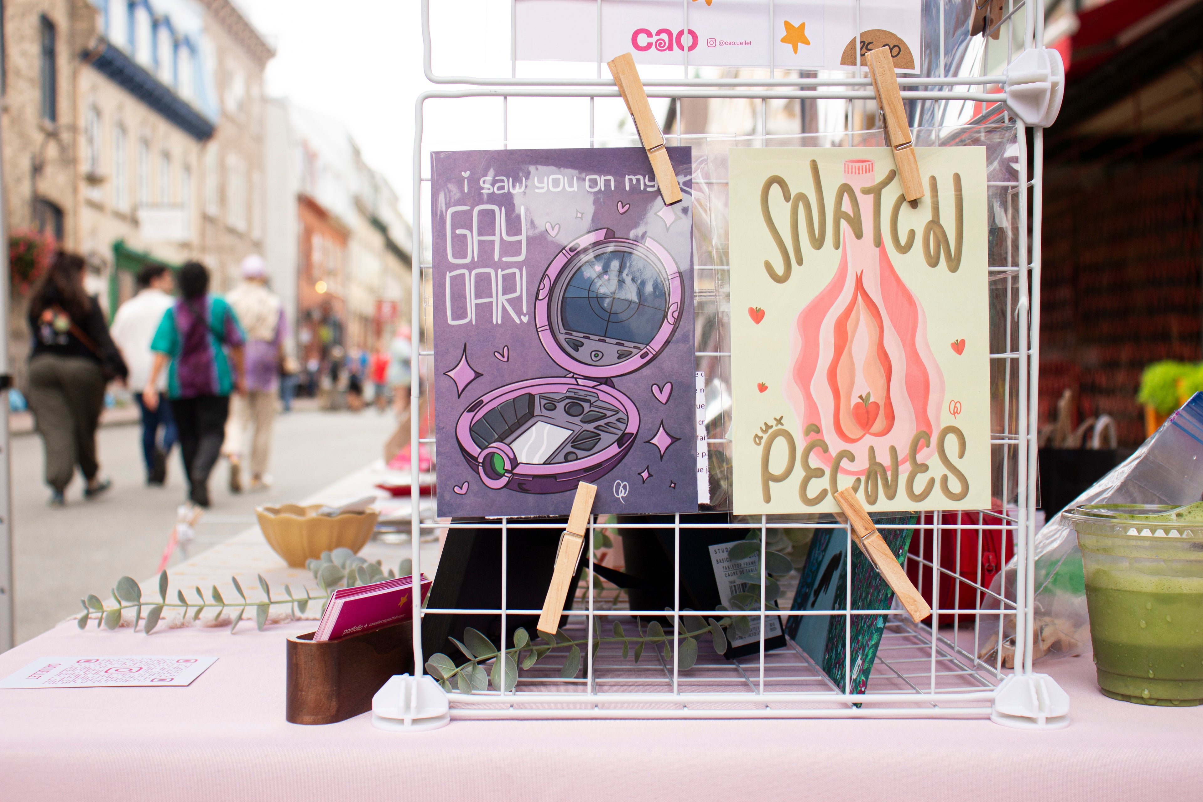 Print • I saw you on my gaydar