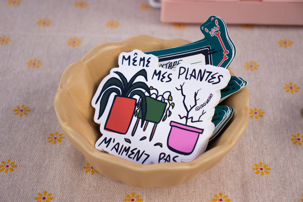 Sticker • Mes plantes m'aiment pas