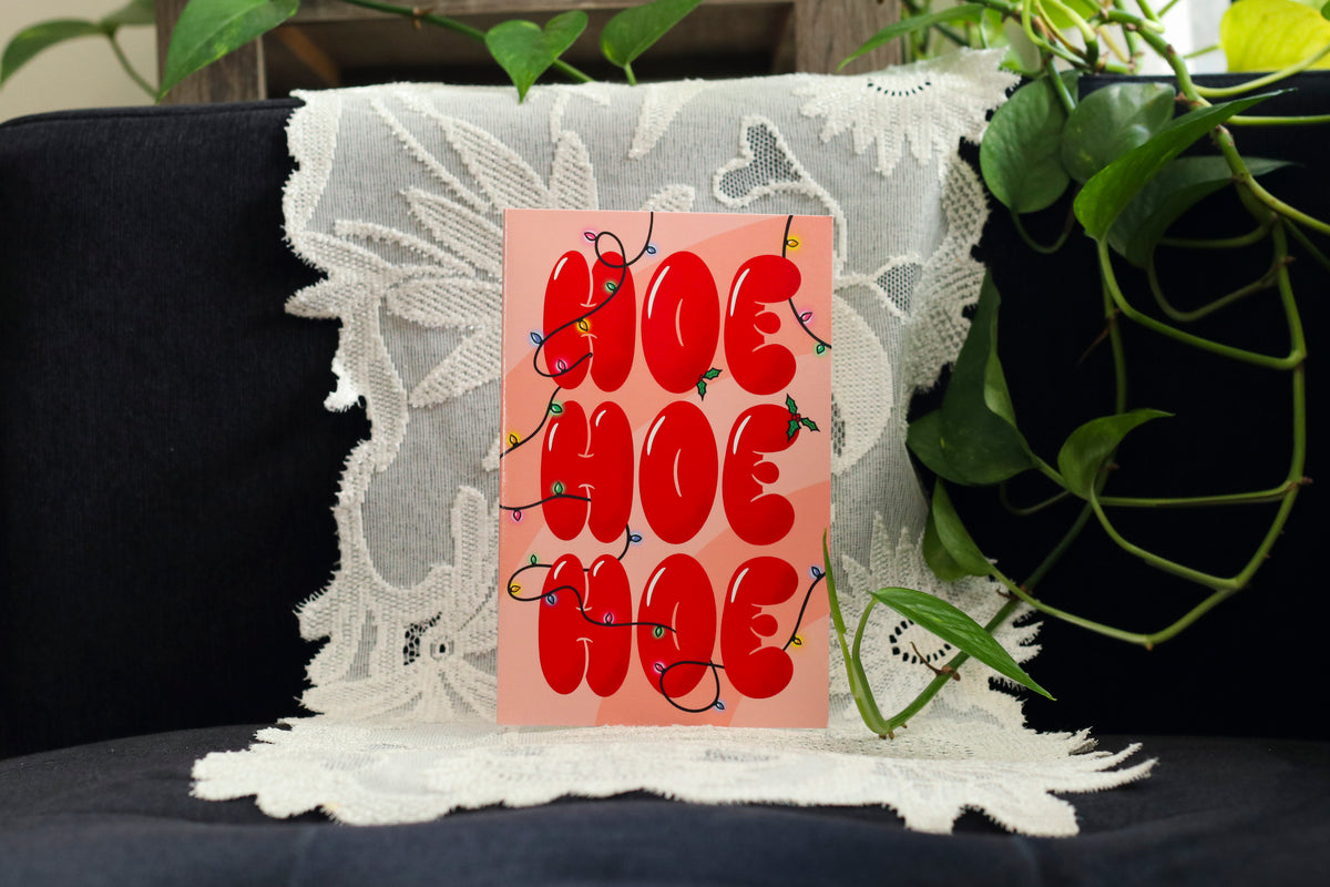Carte de Noël · Hoe Hoe Hoe